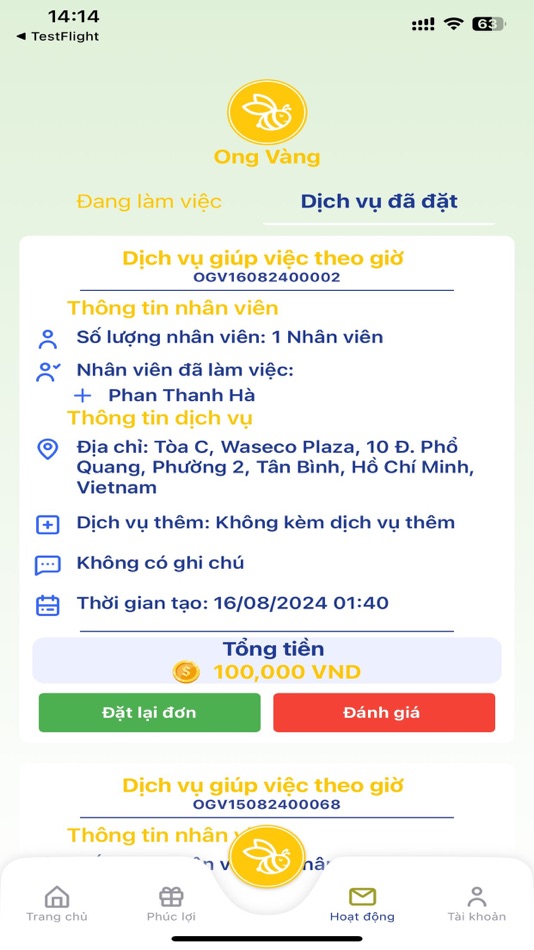#2. Ong Vàng – Ứng dụng gia đình (iOS) By: Nguyen Cuong