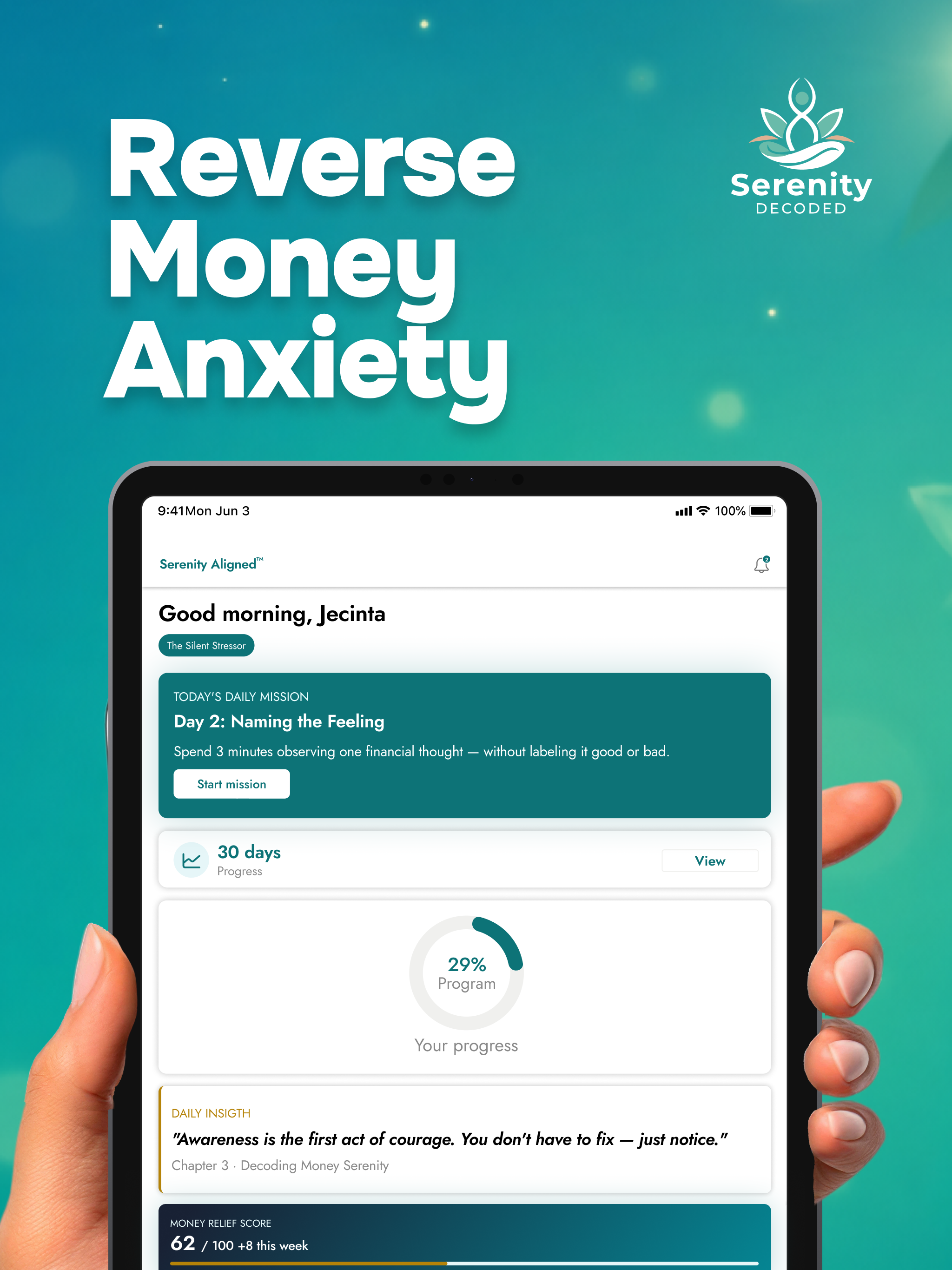 Serenity Aligned: Money Calm screenshot 6