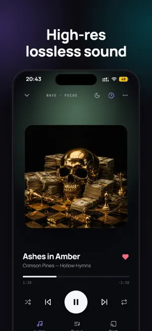 Wave - Offline Music Player screenshot 1