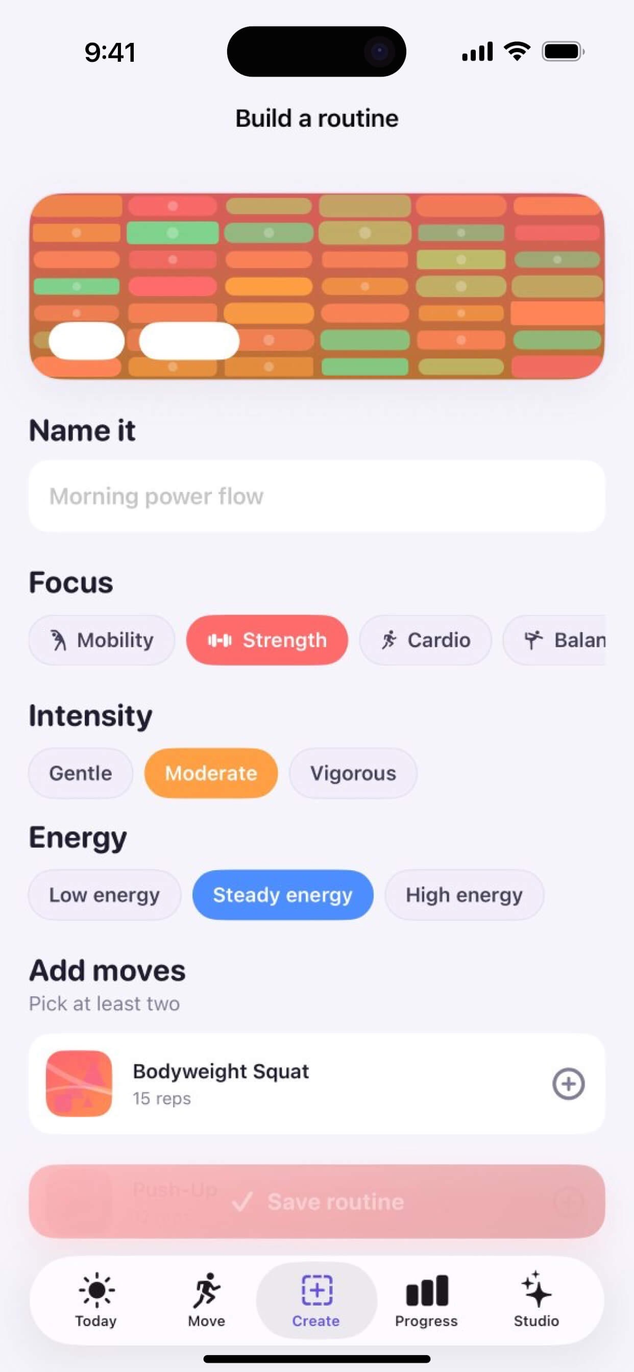 Screenshot 3 of FitMosaic-Mood Motion