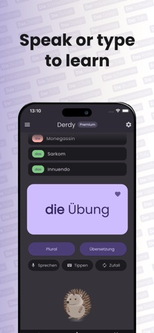 Derdy: Learn German articles Screenshot 1 of 6