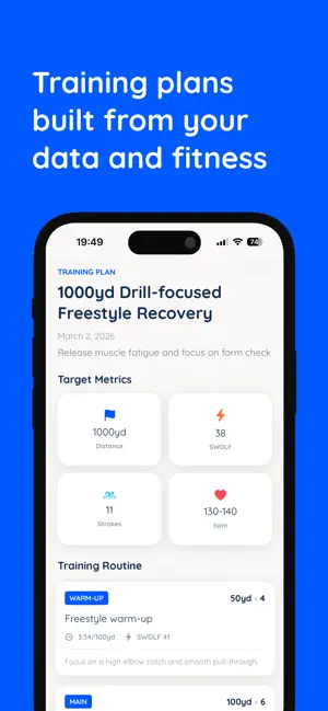 wimming - Swim Coach & Plans screenshot 4