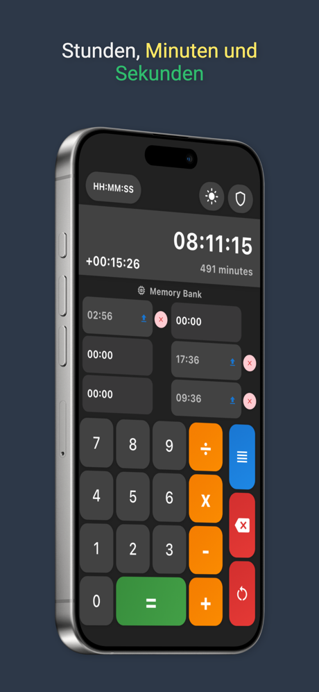 Stunden- und Minuten Rechner screenshot 2