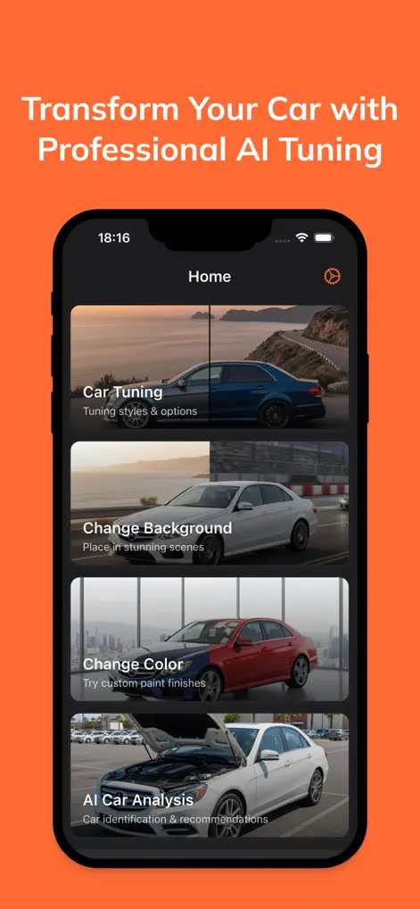 Tuning App: Ai Car Designer - App de Diseño gráfico | MWM