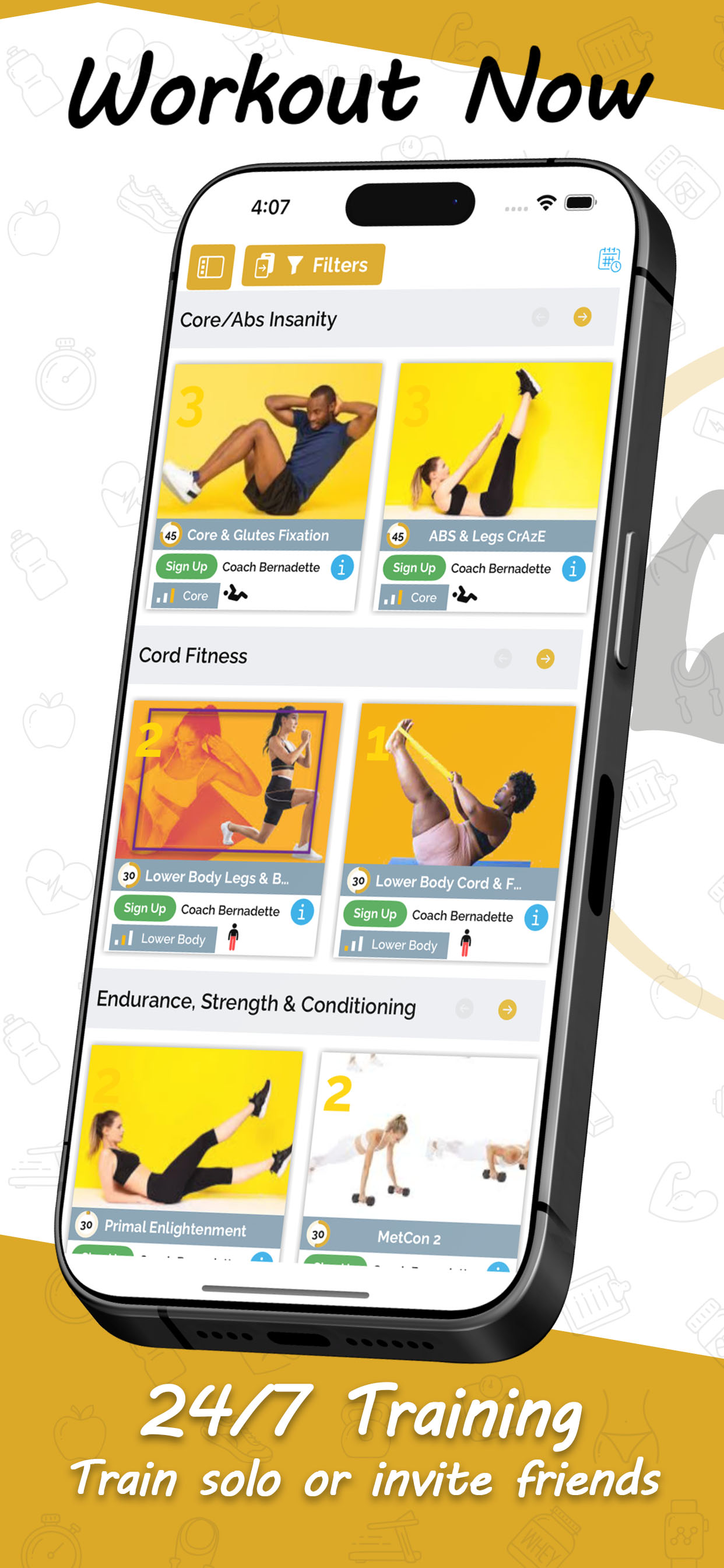 WebFitness: Live Workouts App screenshot 4
