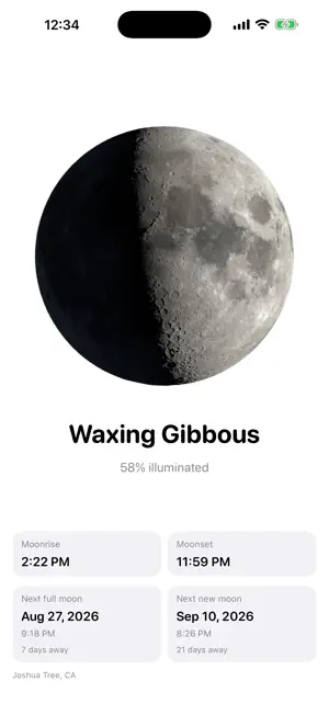 Simple Moon Widget screenshot 4