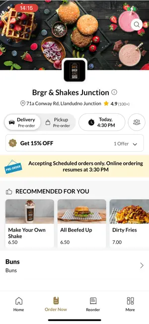 Brgr & Shakes Junction screenshot 3