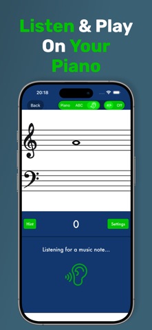 NoteRacer: Piano Sight-Reading iPhone screenshot