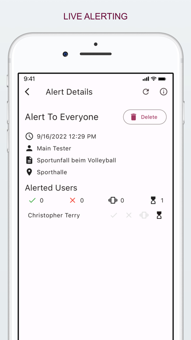 SaniAlarm Screenshot