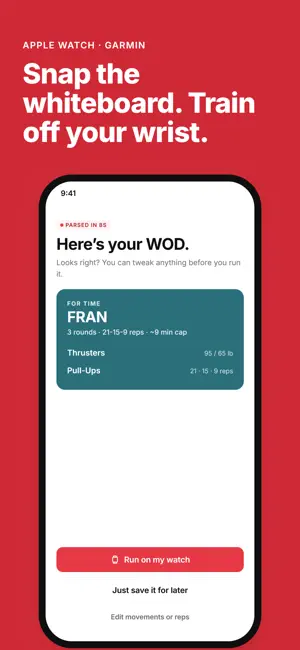 WodBuddy: WOD & HIIT Tracker screenshot 1
