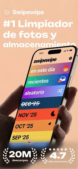 Captura de pantalla de Swipewipe: Limpiador De Fotos en iPhone 1