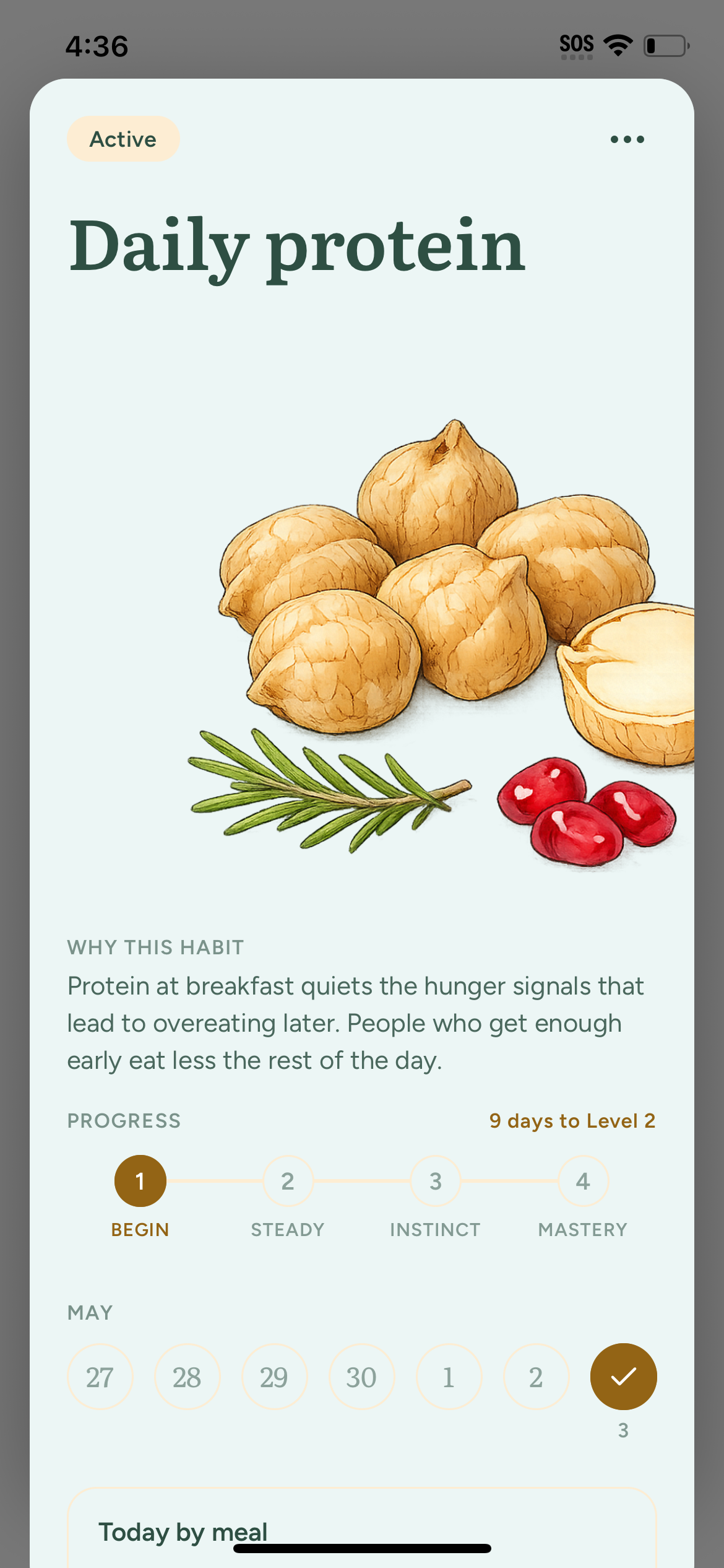 Hobbes: Nutrition Habit Coach screenshot 5