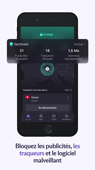 Capture d'écran de Proton VPN: Privé Et Rapide sur iPhone 5