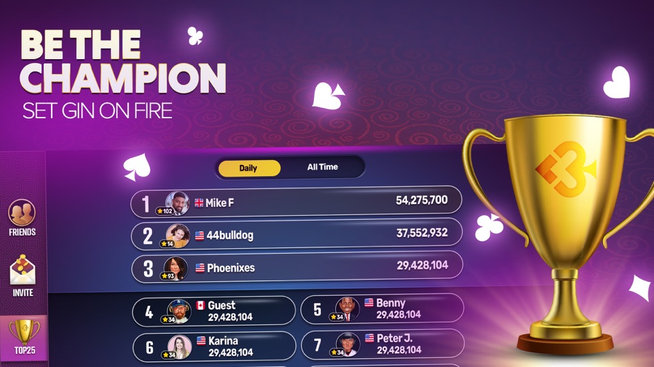 #6. Gin Rummy Extra - Card Game (iOS) 由: BRO3 INTERAKTIF BILGI TEKNOLOJILERI ANONIM SIRKETI