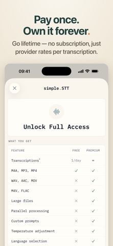 simple.STT - Transcription App Screenshot 8 of 9