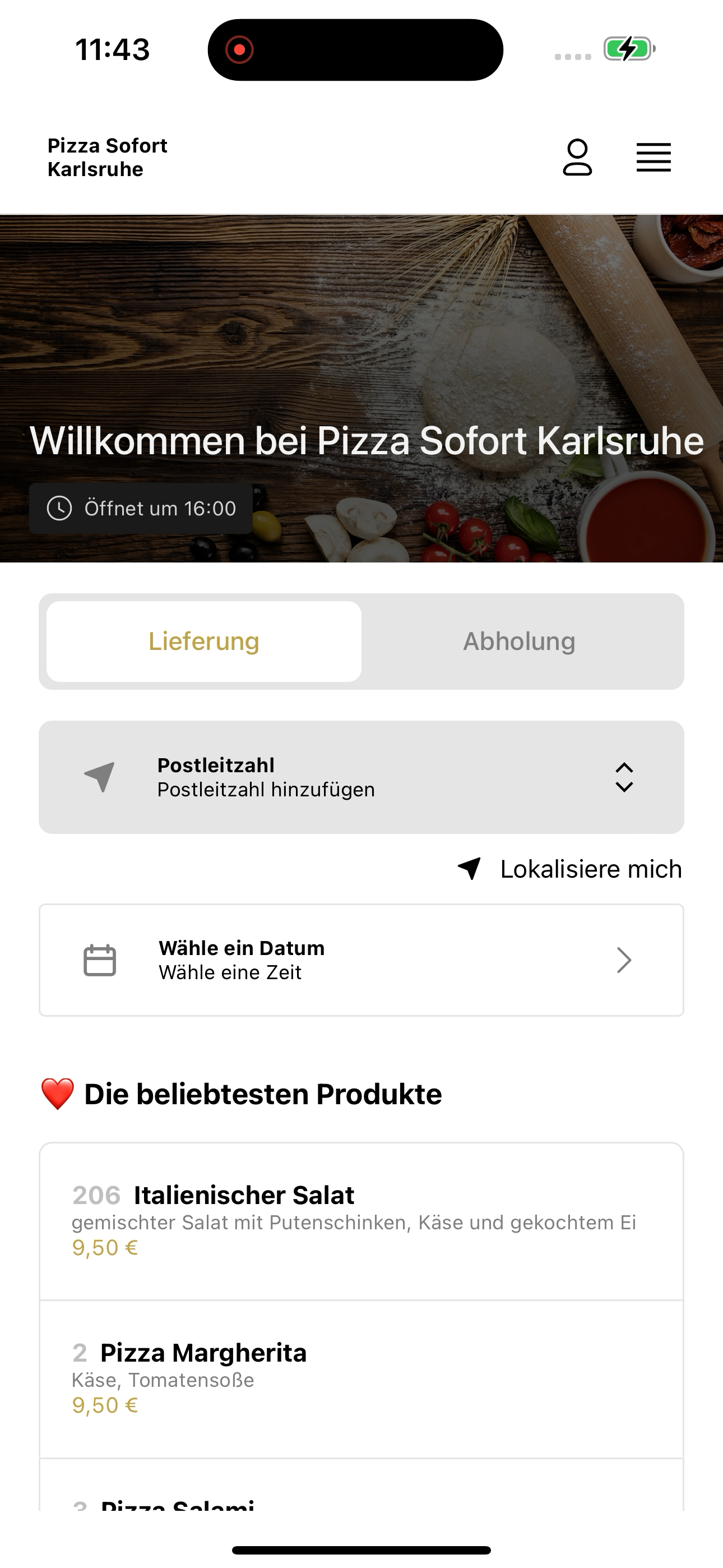 Pizza Sofort Karlsruhe screenshot 6