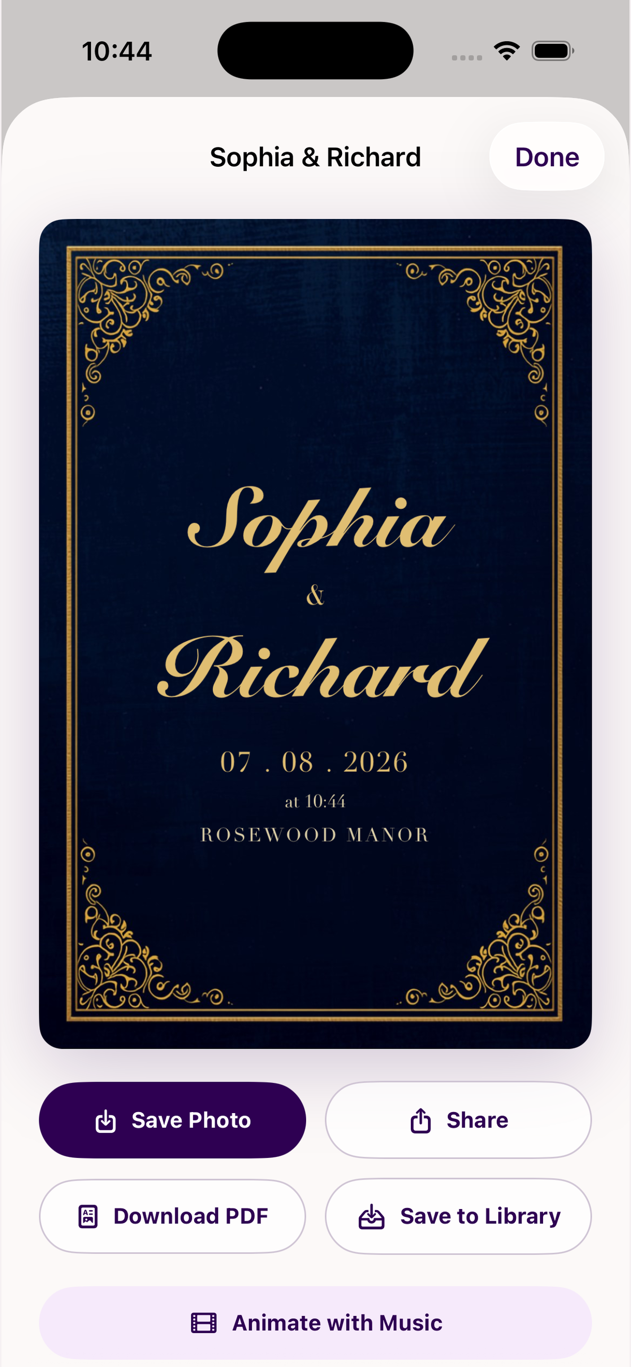 AI Invitation Card Maker screenshot 5