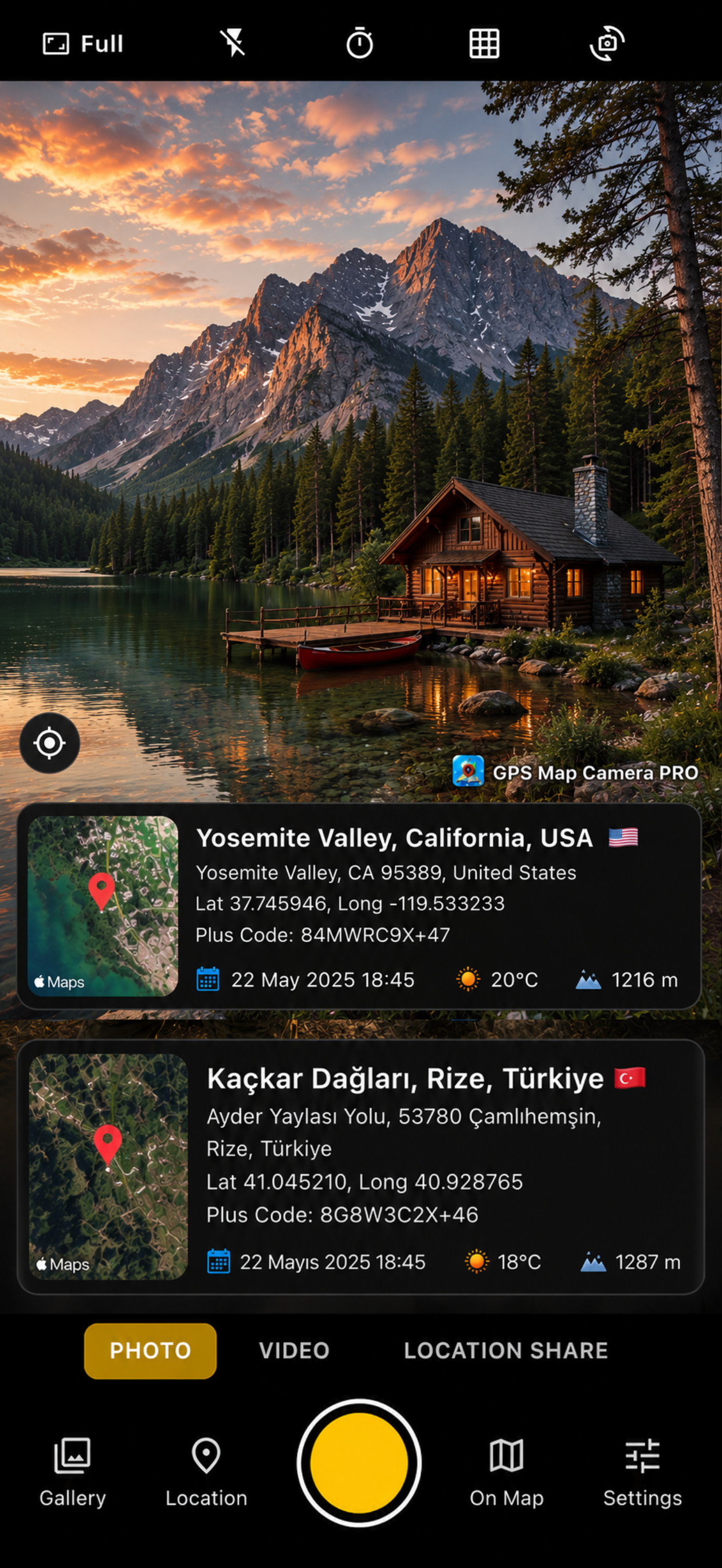 GPS Map Camera PRO : Timestamp screenshot 5