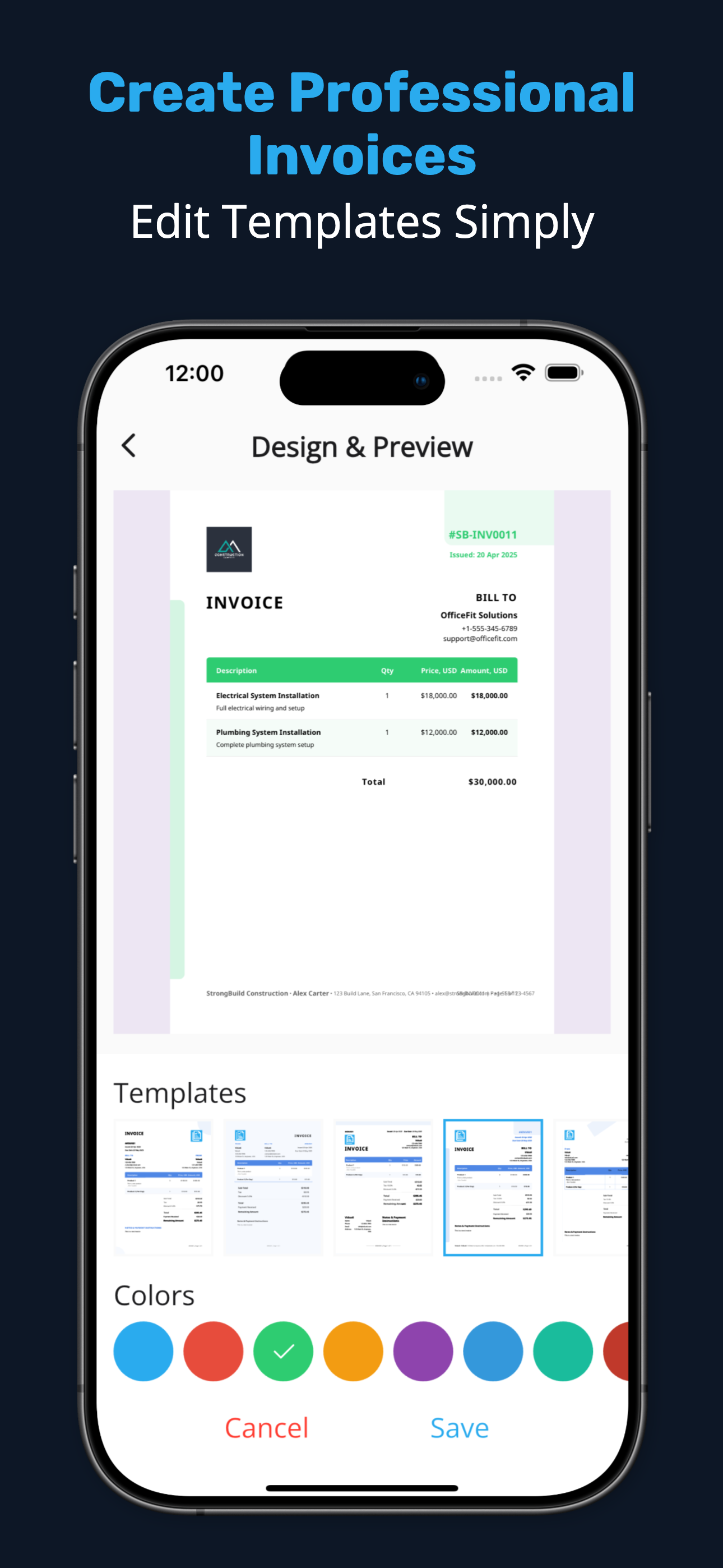 Invoice Maker: Estimate, Quote screenshot 5