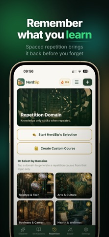 NerdSip - Micro Learning iPhone screenshot