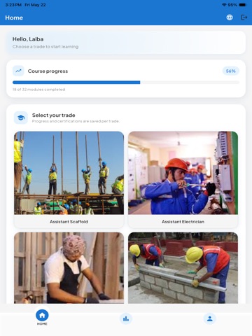 LabourPro iPad screenshot