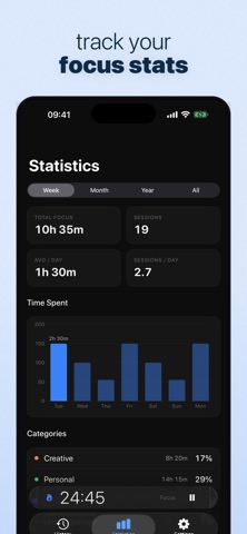 Pomodoro Timer: PomoKit Screenshot 3 of 8