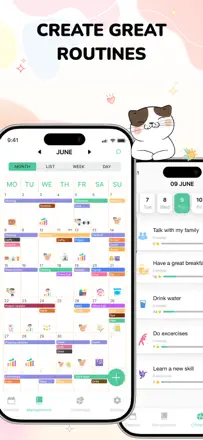Cute Calendar : capture d’écran 2 sur 10