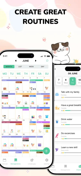 Cute Calendar : capture d’écran 2 sur 10