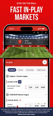 Virgin Bet: Sports Betting iPhone screenshot 4