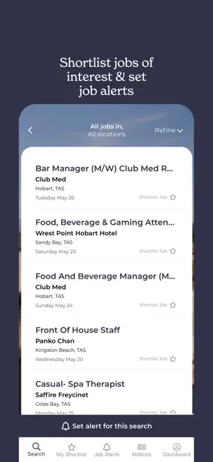 Tas Hospitality & Tourism Jobs screenshot 4