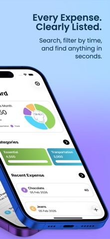 Expenso - Expense Manager iPhone screenshot