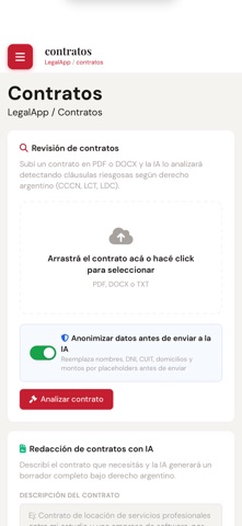LegalApp Arg screenshot