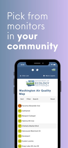 Air Quality Washington iPhone screenshot 4