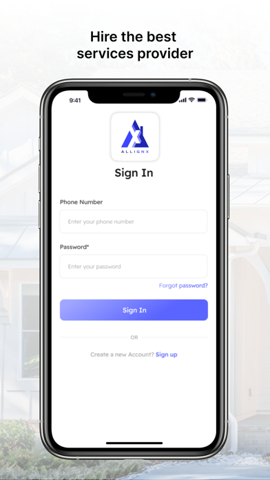 AllignX・Home Services iPhone screenshot 2 - Lifestyle app