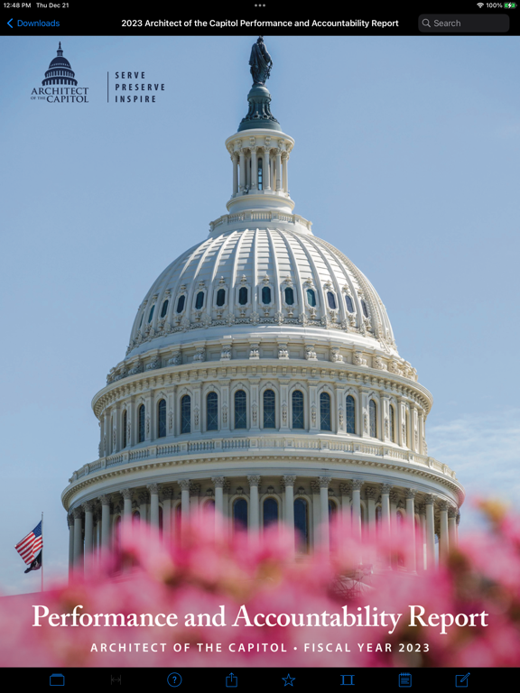 AOC Report 2024 iPad screenshot 4 - Reference app