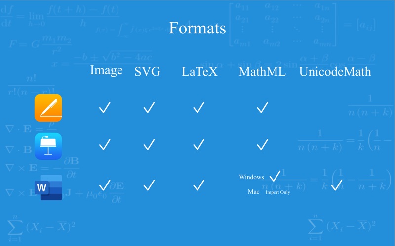 xFormula - Equation Editor Screenshot