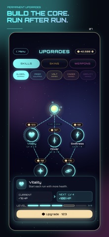 Chaos Core: Orbit Survival iPhone screenshot