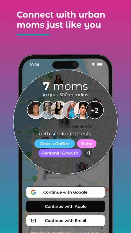 Friendly: Connect Moms Locally