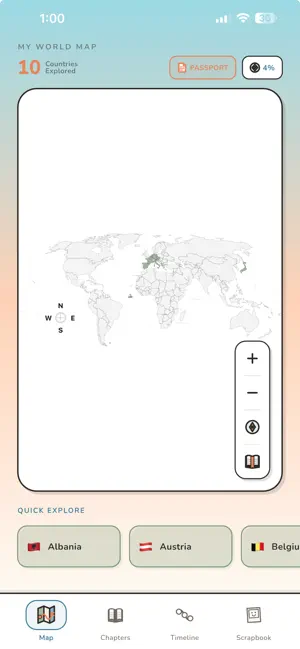 Journily: Travel Scrapbook screenshot 2