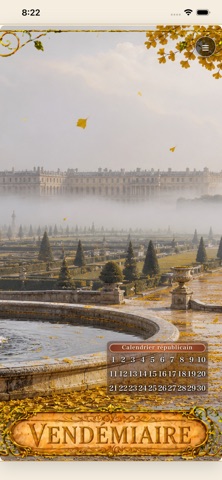 Republican Calendar: Scenery iPhone screenshot