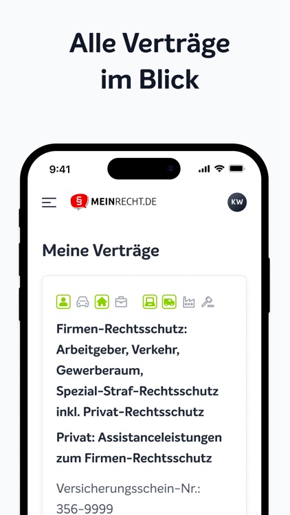 MEINRECHT Kundenbereich
