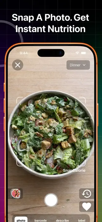 SnapCalorie AI Calorie Counterのスクリーンショット（3/6）