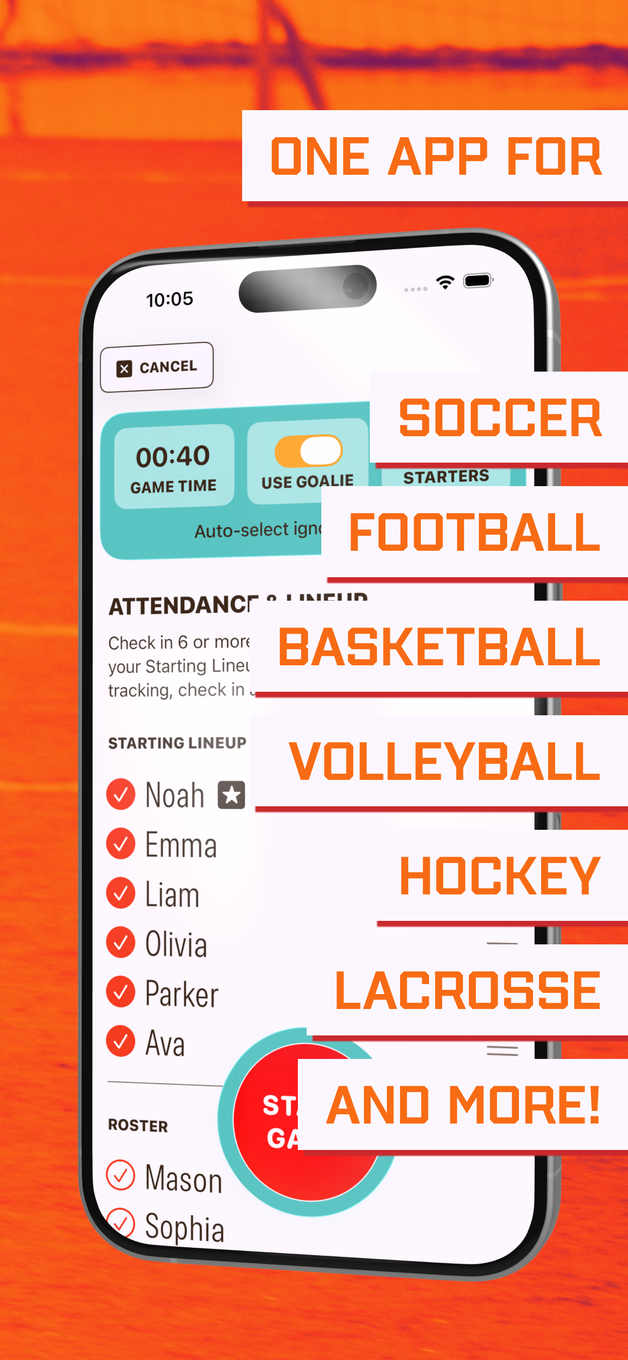 InTimer Youth Sports Sub Timer screenshot 5