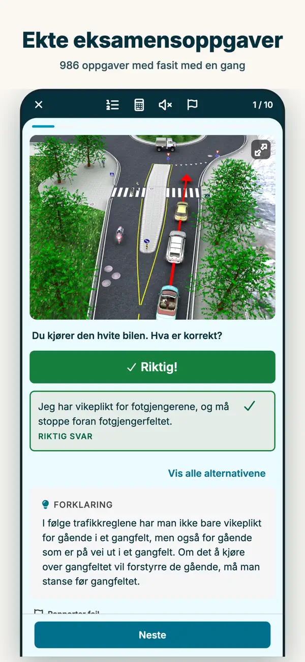 Screenshot #2 pour Prøve.no - Teoriprøve