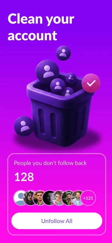 Followers・Unfollow Tracker App screenshot 3 of 7