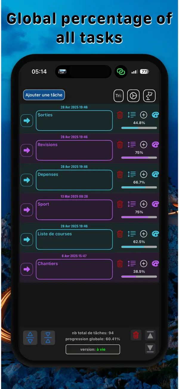 #3. Task Manager Progress (iOS) От: Dylan Zaoui