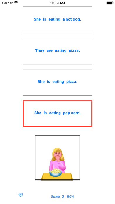 Sentence Match: WHOisDOingWHAT Screenshot