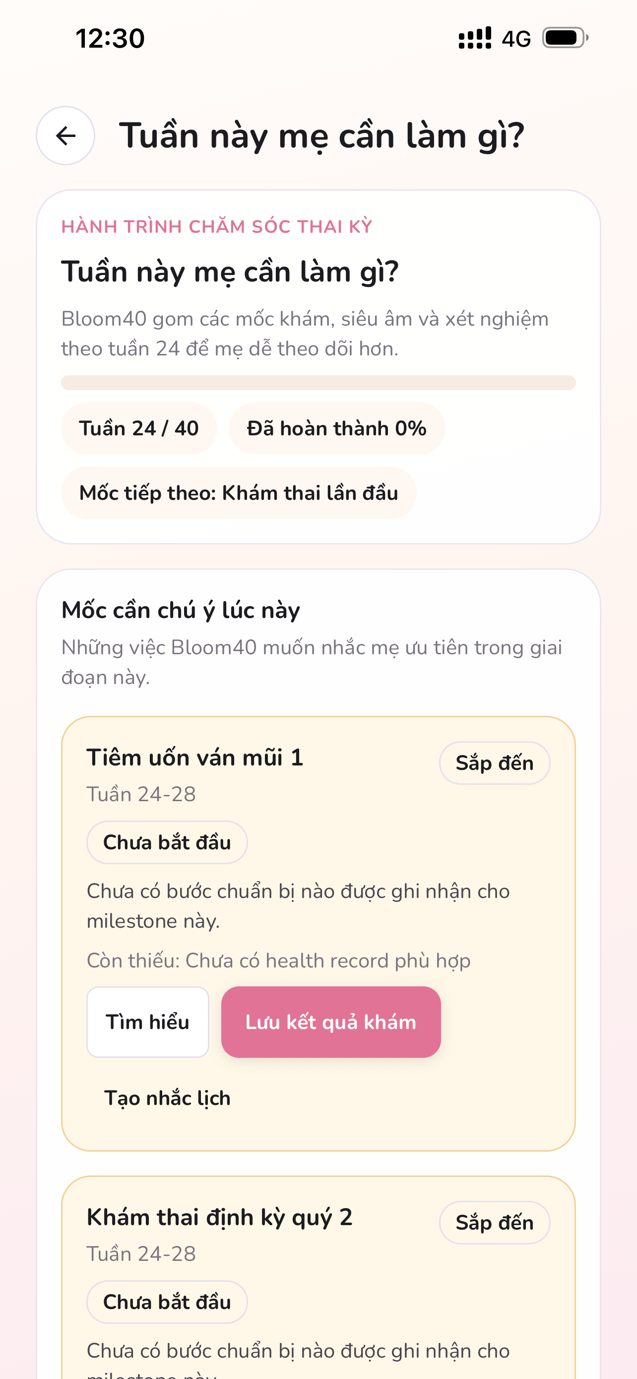 Bloom40 - 40 Tuần cùng mẹ screenshot 7