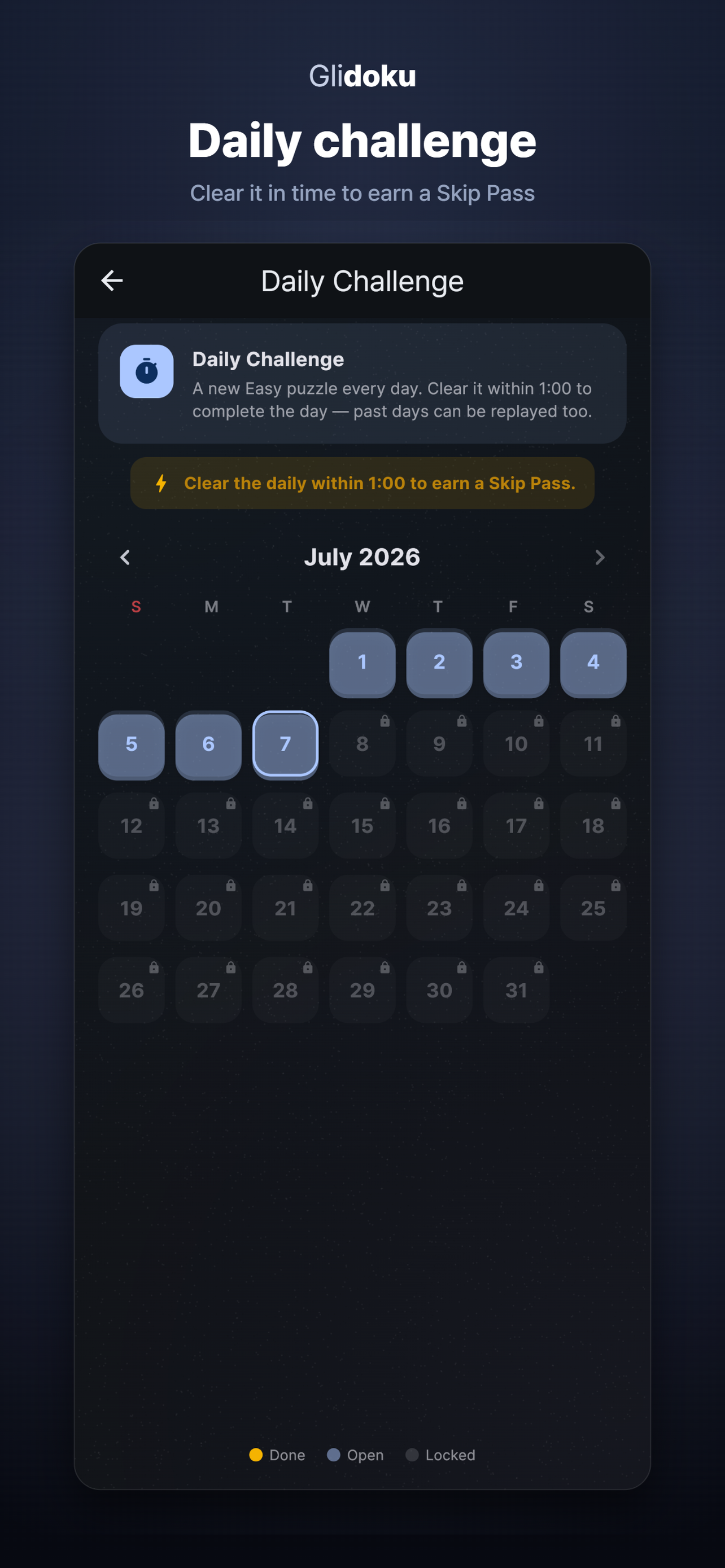 Glidoku: Sudoku Puzzle screenshot 4