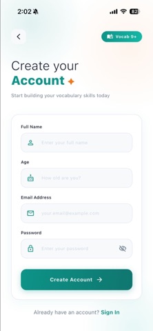Vocab9Plus screenshot